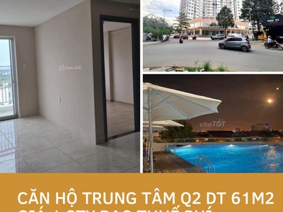 Căn hộ ở ngay 58m2 2pn, hqc bình trưng đông, quận 2, chỉ 1.850 tỷ bao thuế phí. sổ hồng lâu dài 1