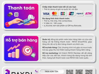 Lắp máy pos quẹt thẻ thanh toán ngân hàng tại Đà Nẵng - có chuyển đổi trả góp 1