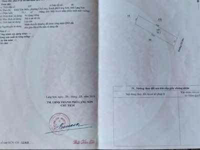 Chính chủ cần bán bán căn nhà cấp 4 tại mặt đường tổ sơn cách cổng thành 200m   tp lạng sơn   tỉnh 1