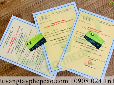 Dịch vụ làm giấy phép an toàn thực phẩm nhiều kinh nghiệm 2