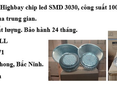 Đèn xưởng treo thả 100w có chóa giá rẻ bảo hành 2 năm, ko qua trung gian 0