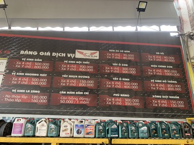 Phủ gầm xe ô tô bình mỹ củ chi 0