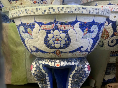 Chậu cẩn miễng , chậu khảm sành 11
