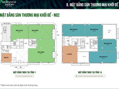 Quỹ ngoại giao Shophouse chân đế NO2 NO4 NO5 chung cư Berriver Jardin 390 Nguyễn Văn Cừ 1
