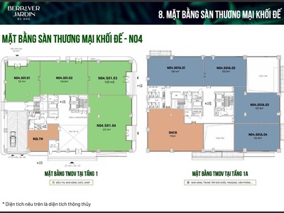 Quỹ ngoại giao Shophouse chân đế NO2 NO4 NO5 chung cư Berriver Jardin 390 Nguyễn Văn Cừ 2