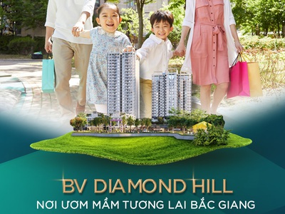 Bán căn 3 ngủ tại chung cư cao cấp BV Diamond Hill Bắc Giang suất ngoại giao chỉ từ 2ty4 3