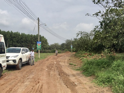 Còn lô đất sổ sẵn giá rẻ 6x40 100tc giá 400Triệu tại gần Khu Công Nghi 2