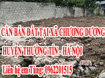 Chính chủ cần bán đất tại xã chương dương, huyện thường tín 0
