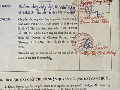 Chính chủ cần bán đất tại xã chương dương, huyện thường tín 1