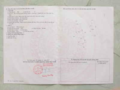 Chính chủ bán gấp nhà vị trí đẹp tại hẻm 71, phường 5, tp trà vinh 1