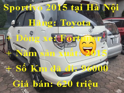 Bán xe Fortuner TRD Sportivo 2015 tại Hà Nội 0