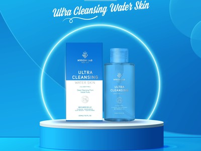 Ultra Cleansing Water Skin   Tẩy Trang Hyeon lablàm sạch lớp trang điểm, loại bỏ hoàn toàn bã nhờn 5