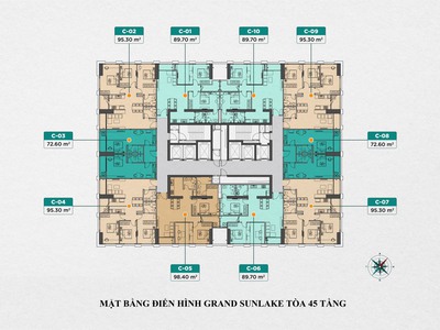 Bán căn 2 ngủ và 3 ngủ bài bước chân ra hồ Văn Quán.  GRAND SUNLAKE VĂN QUÁN HÀ ĐÔNG 3