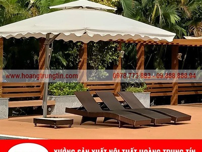 Bàn ghế sofa gỗ, sofa nệm, dù che nắng giá rẻ tại Trà Vinh 5
