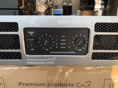 ĐẨY siêu khủng CAF KING-1802PRO 1800W/1 kênh sai 3U 2