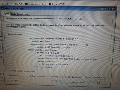 Cần bán LAPTOP HP 15  chạy Van Phong tốt 1.9 triệu 1