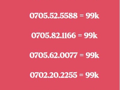 Xả hàng toàn số đẹp giá chỉ 99k 3
