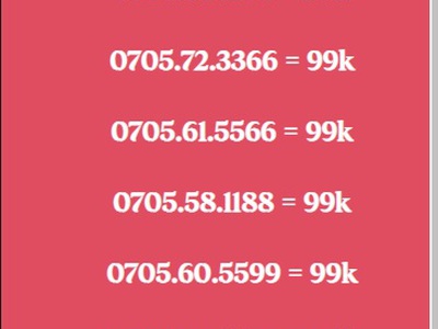 Xả hàng toàn số đẹp giá chỉ 99k 7