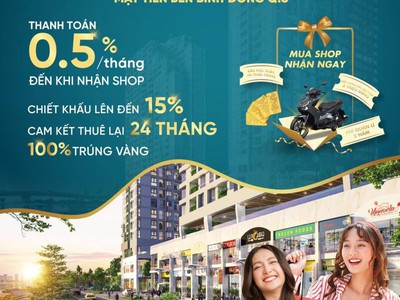 Sở hữu 1 căn shophouse đầu tư-giữ tiền an toàn chỉ với 1,5 tỷ tại Q8 5