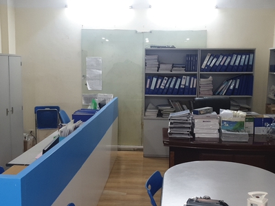 Cho thuê Chung Cư  DT 90m2-2 phòng ngủ thiết kế làm văn phòng- có chỗ để o tô 0