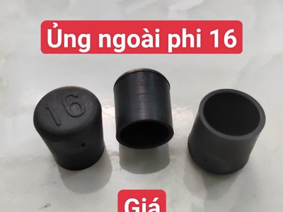 Chụp ngoài phi 16, bịt đầu sắt hộp, ủng ngoài 2