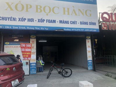 Chính chủ Cho thuê mặt bằng kinh doanh gấp. Mặt phố 186 phố Tam Trinh - Quận Hoàng Mai - Hà Nội 0