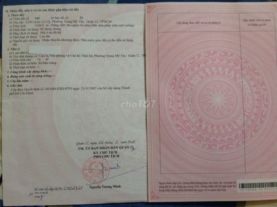 - Chính chủ cần bán căn hộ 74 m2, Chung cư Thái An quốc lộ 1A, quận 12 0
