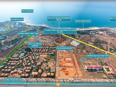 Biệt thự view biển-trung tâm phan thiết-sở hữu lâu dài- giá từ 25tr/m2 3