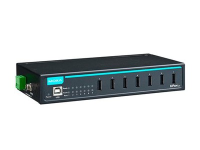 Uport 407-T: Bộ chia Hub công nghiệp 7 cổng USB, -40 to 85 C 0