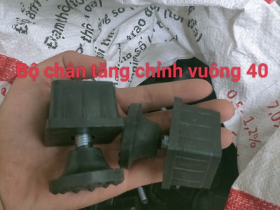 Bộ chân tăng chỉnh, tăng đơ hộp vuông 40mm 1