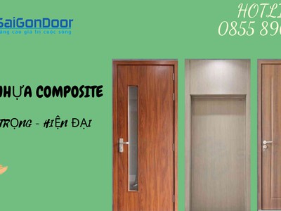 Cửa nhựa composite chất lượng nổi trội 0