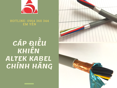 Cáp điện tín hiệu chống nhiễu Altek Kabel chính hãng 1