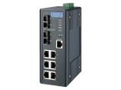 EKI-7708G-2SI: 6G 2G Single-Mode SC Fiber Port Managed Switch 0