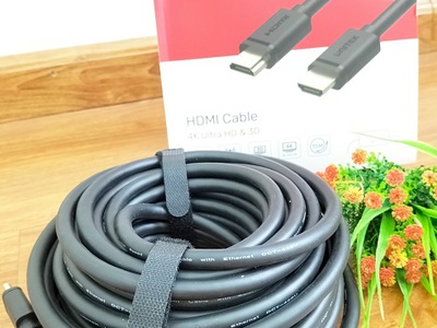 Cáp HDMI to HDMI 15m Unitek YC-143 cho tivi 4K độ phân giải 4096   2160 có tại Hải Phòng 0