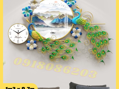 Đồng hồ treo trang trí đẹp Đà Nẵng hỗ trợ giao hàng và lắp Đà Nẵng. 16