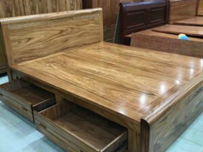 Giường ngủ gỗ hương xám ngăn kéo dạt phản 0