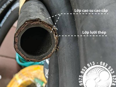 Ống cao su thủy lực, ống cao su mành thép Giá rẻ tại HN 0