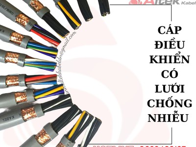 Cáp điều khiển có lưới chống nhiễu giá sỉ toàn quốc 2