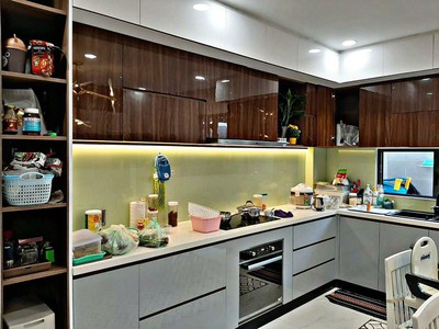 Bán nhà mt 8m, tặng nội thất xịn, kdc dương hồng bình chánh, thang máy, tầng hầm, dtsd 450m2, 3