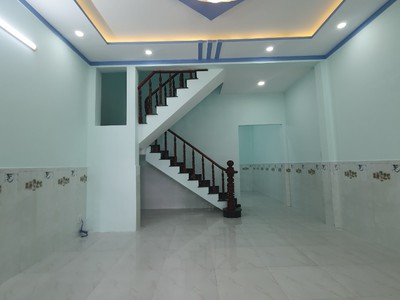 Bán nhà mới 2 tầng btct mặt tiền đường tân xuân 3, hóc môn, 78m2, ngang 5m, chỉ 4 tỷ 800 0