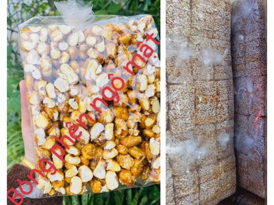 Xưởng tìm tìm đầu ra cho bỏng ngô gừng đường, bỏng nổ ngũ cốc, chè lam, quẩy giòn, bỏng mật các loại 7