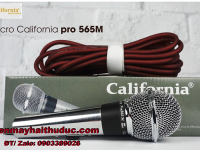 Micro có dây California PRO 565M hàng chính hãng Hàn Quốc nhập khẩu 1