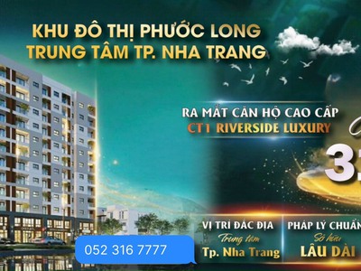 Bán Căn Hộ Cao Cấp ven sông View Biển trung tâm Nha Trang.Chủ đầu tư VCN 0