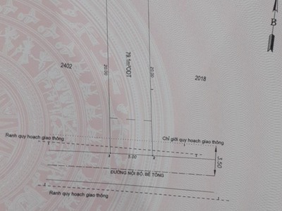 Chính chủ cần bán gấp lô đất 100m2 sổ riêng tân đông hiệp tp dĩ an giá 2,5 tỉ 1