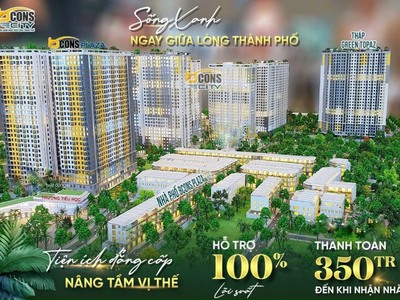 Thanh toán 350triệu có liền căn hộ ngày khu phức hợp và liền kề  Làng đại học , tuyến Metro,Bến xe m 0