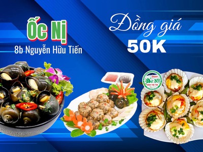 Quán ốc nị - ốc ngon tại phường tây thạnh, quận tân phú 1