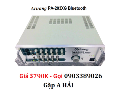 Amply Arirang PA-203 XG nay có thêm Bluetooth 4.0 chuẩn aptX 2