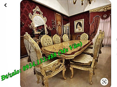 Mẫu bàn ăn tân cổ điển cao cấp ấn tượng đặc sắc nhất hiện nay 1