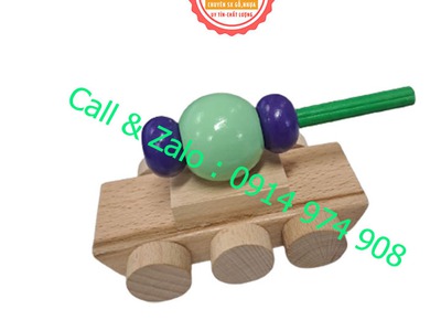 Đồ chơi bằng gỗ-Xe tăng đồ chơi-Sản phẩm từ gỗ beech.Chuyên sản xuất đồ chơi trẻ em 1