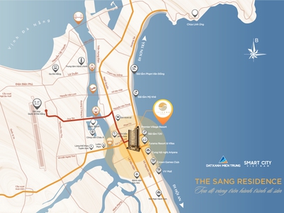 Căn hộ 2PN tầng cao giá tốt The Sang Ressidence chờ đớn nhà đầu tư, view biển Mỹ Khê, sổ hồng sở hữu 0